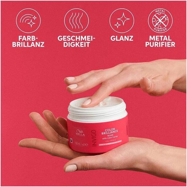 Immagine prodotto Wella System Professionals Invigo Color Brilliance Vibrant Color Mask Fine-150 ml (150 ml)