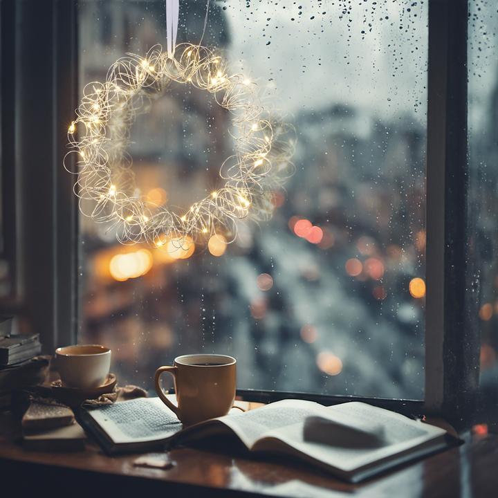 Productafbeelding Relaxdays Lichtkrans (30 x 4 x 30 cm)