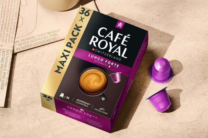 Actual product image Café Royal Lungo Forte (36 x Port.)