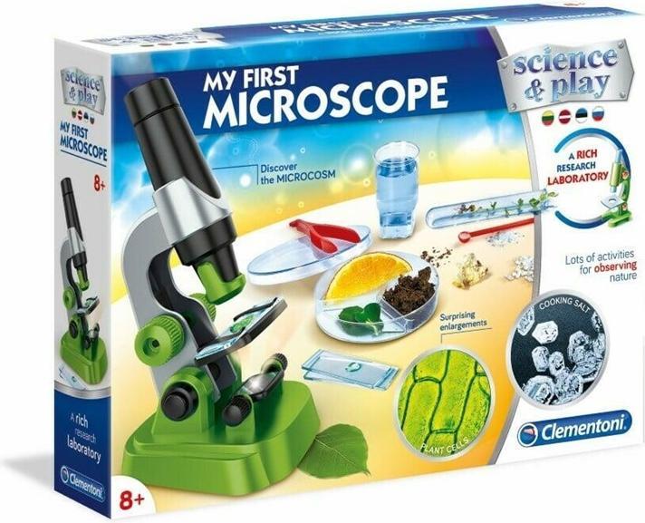 Actual product image Clementoni PLAY SET MY FIRST MICROSCOPE 50583