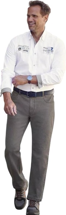 Produktbild Atlas For Men Regular Jeans mit elastischem Bund (46)