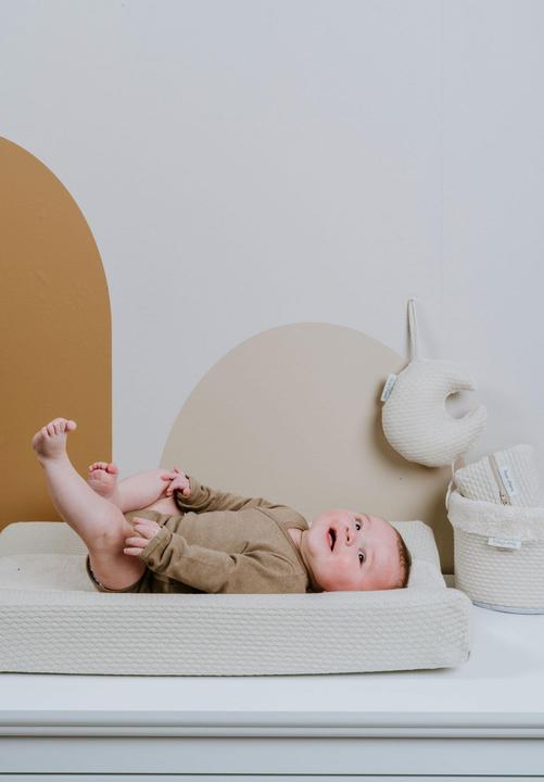 Actual product image Baby's only Baby bodysuit long sleeves melange clay - 50 (50)