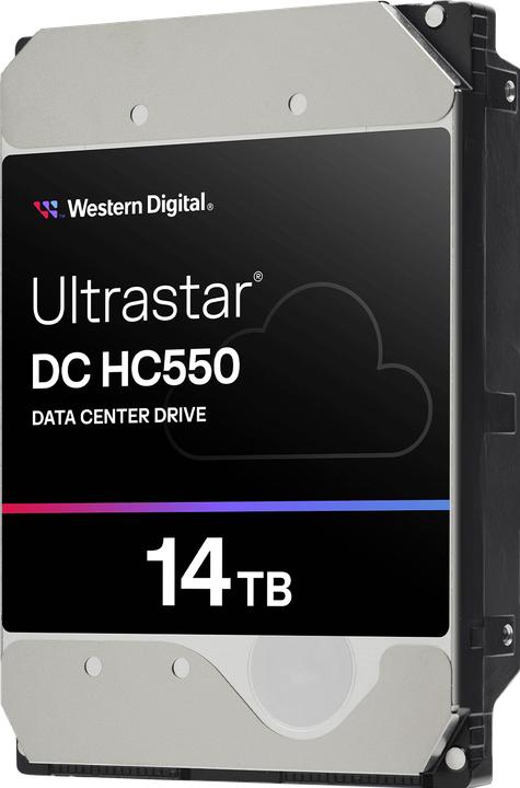Actual product image WD Ultrastar DC HC550 14TB SE (14 TB, 3.5", CMR)