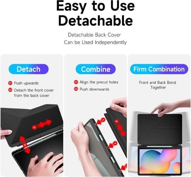 Actual product image Dux Ducis Magi Series Bookover (Galaxy Tab S6 Lite)