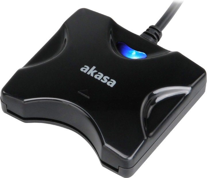 Actual product image Akasa AK-CR-03BKV2 SmartCard reader (USB 2.0)