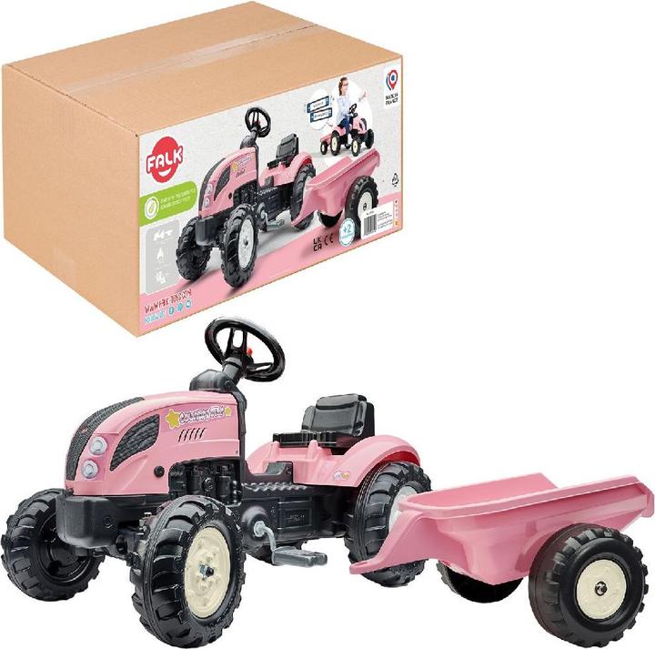 Actual product image Falk Toys Kindertraktor M mit Anhänger