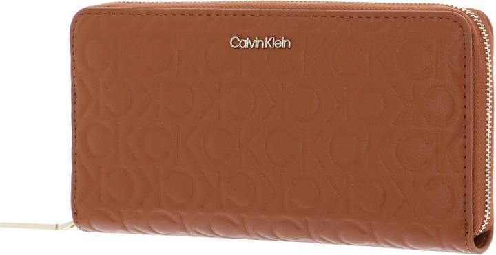 Actual product image Calvin Klein CK Must Zip Around Wallet Embossed