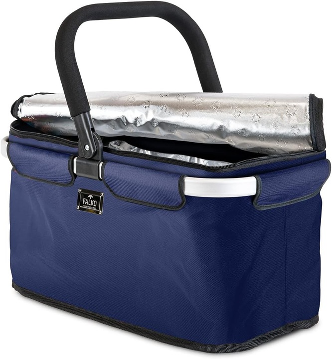 Actual product image Falko Shopping Basket Thermo 25l (L x W x H) 480 x 280 x 270mm Dark Blue 14367