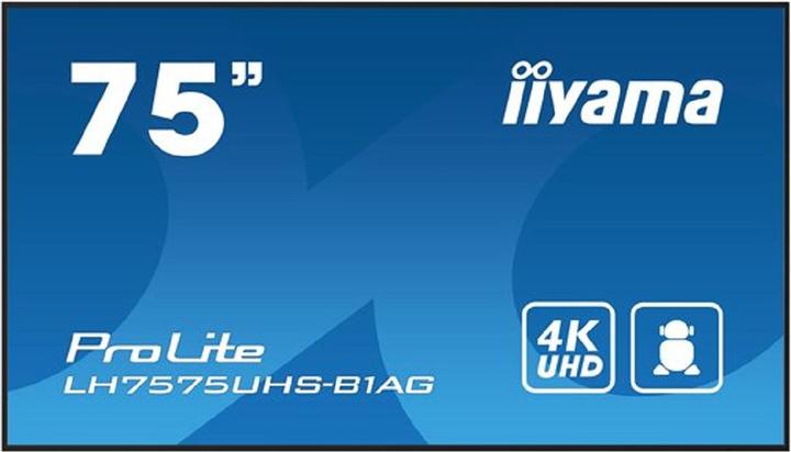 iiyama 75IN DALLE IPS 4K UHD 3840X2160 8MS 24/7 500CD/M2 1200: 1 3XHDM (3840 x 2160 Pixel, 75")