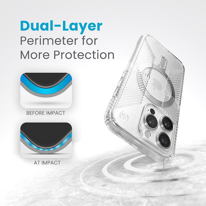 Actual product image speck Transparent protective case for iPhone 15 Pro (Apple iPhone 15 Pro)