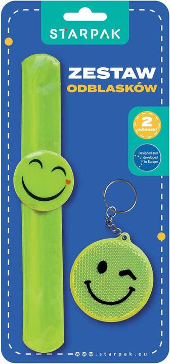 Starpak Reflektierendes Schnapparmband und Schlüsselanhänger