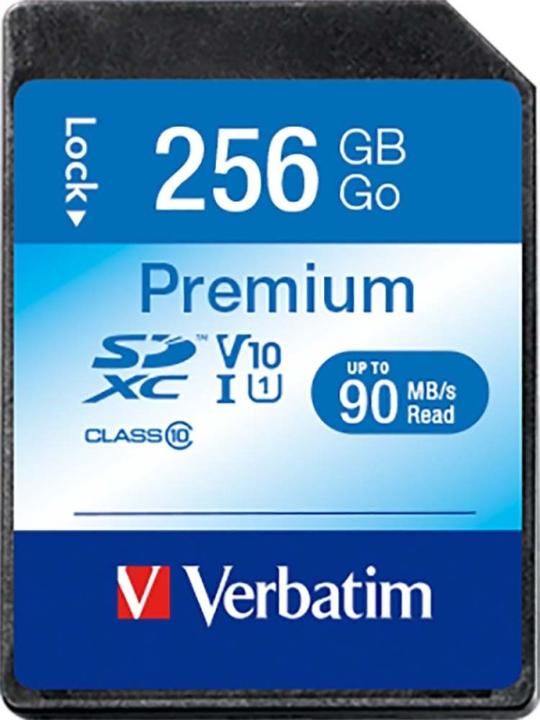 Verbatim Premium (256 GB, SDXC, U1, UHS-I)