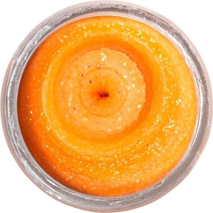 neon orange glitter