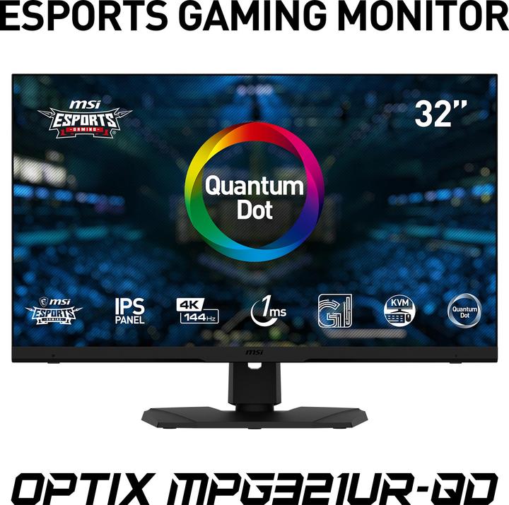 Actual product image MSI Optix MPG321URDE-QD (3840 x 2160 Pixels, 32")