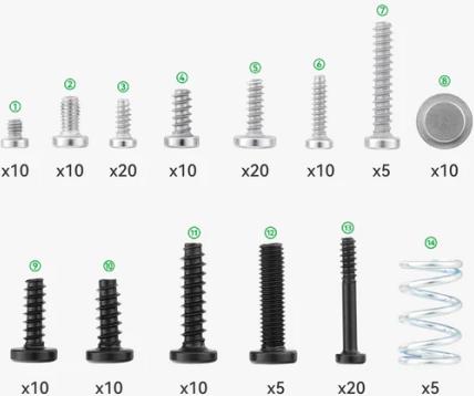 Produktbild Bambu Lab - A1 mini - Screws Kit