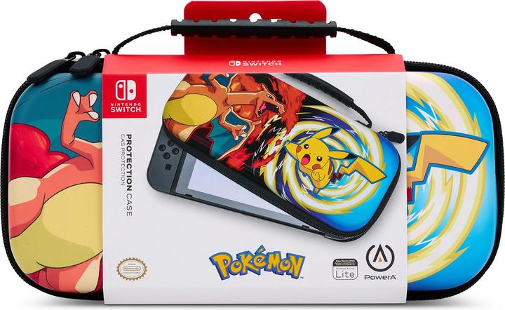 Actual product image PowerA Protection Case for Nintendo Switch or Switch Nintendo Lite - Pokémon: Charizard vs. Pikachu (Switch OLED, Switch Lite)