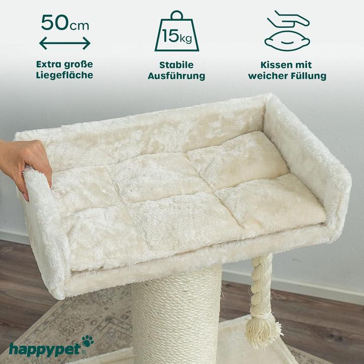 Produktbild Happypet Kratzbaum Katzen (Creme)