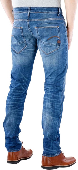 Actual product image G-Star D-Staq Slim Jeans medium indigo aged (W29/L30)