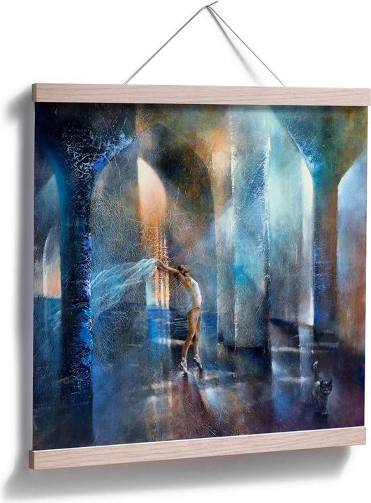 Image du produit Trenddeko Schmucker - Chat et danseuse (30 x 30 cm)