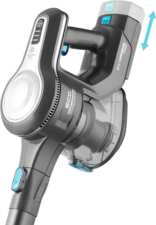 Actual product image ECG VT 3630 2in1 Alan Stick vacuum cleaner, Up to 40 minutes run time per charge