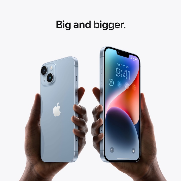 Produktbild Apple iPhone 14 (128 GB, Starlight, 6.10", SIM + eSIM, 12 Mpx, 5G)