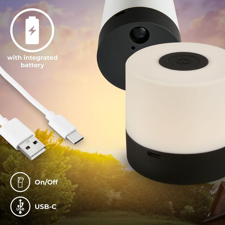 Produktbild B.K.Licht Akku LED Tischleuchte (150 lm)