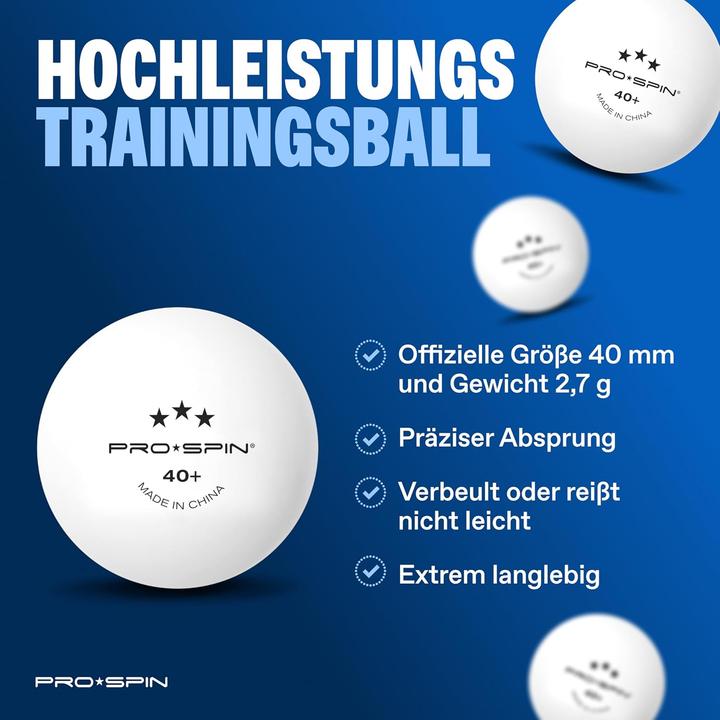 Image du produit Pro spin Tischtennisschläger-Set