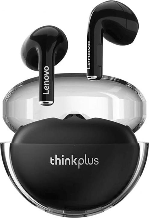 Actual product image Lenovo LP80PRO LED TWS earphones (black) (No noise cancellation, 4 h, Wireless)
