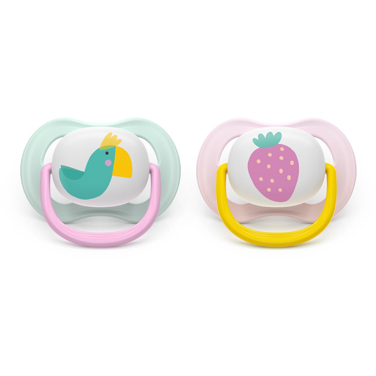 Philips Avent, Nuggi, Ultra Lucht (2x, 0 - 6 Maanden)