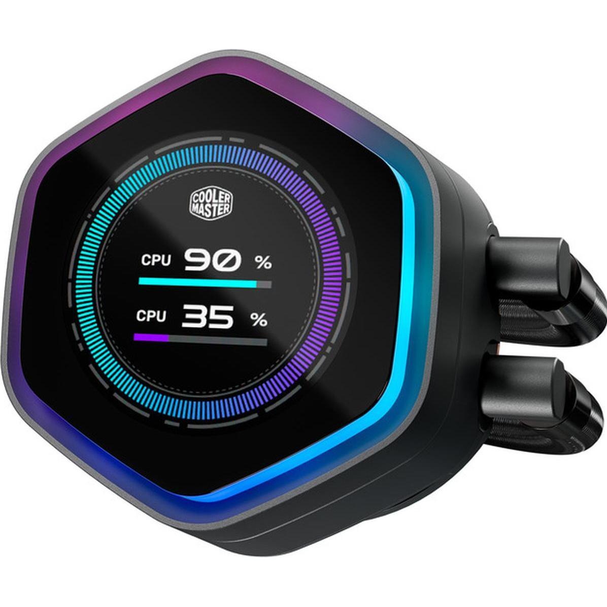 Cooler Master Flex-Kit: LCD (5.33 cm (2.1 Zoll), schwarz, LCD-Display für Echtzeitstatistiken und gr, Accessori per monitor