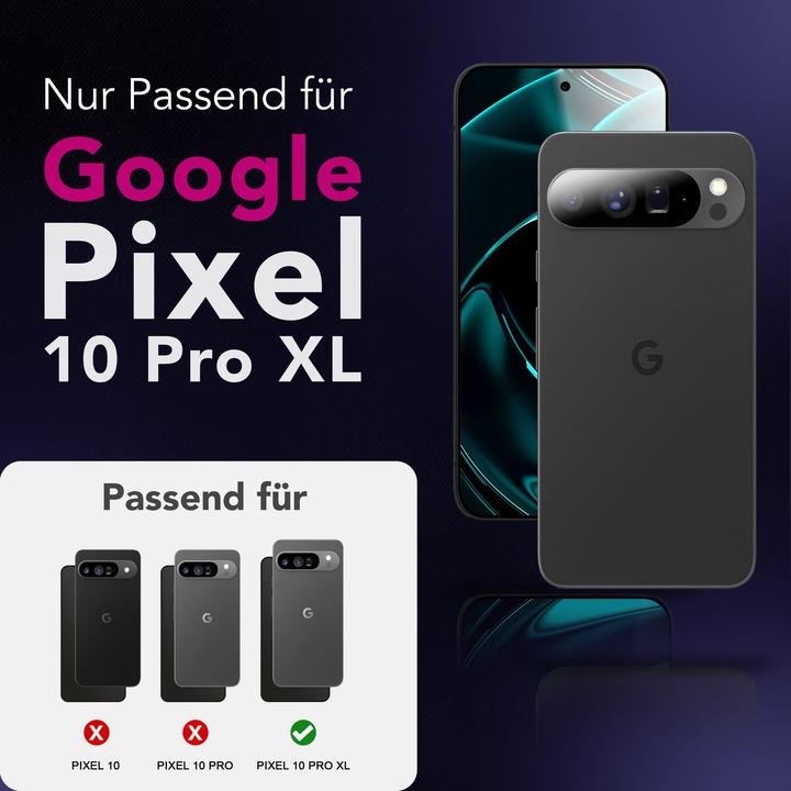 Produktbild Nalia Kameraglas "Focus.X2 MAX" - 2x Schutz Glas für Kamera Linse Klar - Cam Protector Tempered Glass (Google Pixel 10 Pro XL)