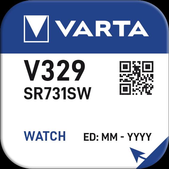 Image du produit Varta V329 / SR731SW - 10 Uhrenbatterien (10 pcs, V329, SR731, 37 mAh)
