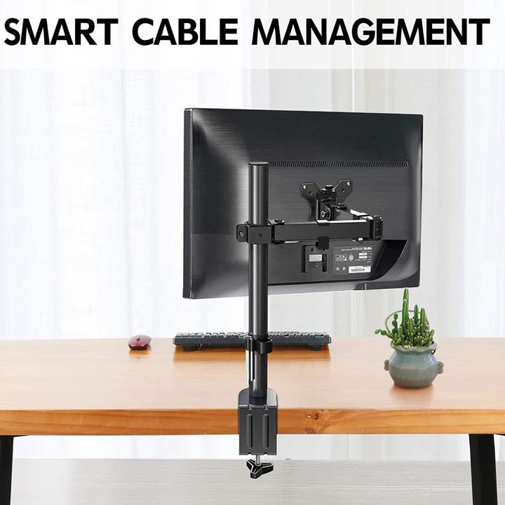 Actual product image Techly Mounting Kit for Monitor (Adjustable Arm) - Black - Screen Size: 33- (Table, 32.01")