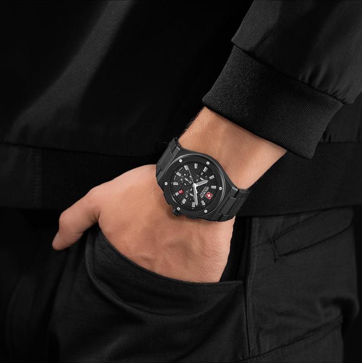 Image du produit Swiss Military Hanowa Herrenuhr (Montre avec pierre précieuse, 43 mm)