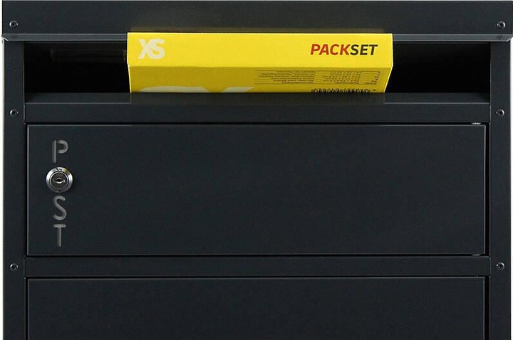 Actual product image SafePost 65 TIAMAT parcel box anth. + 8 keys