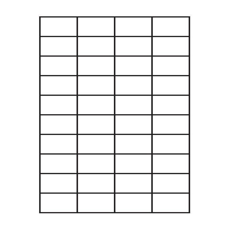 Sorex, Etiketten, A4 Etiketten 48,5 x 25,4 mm weiss (100 Blatt)