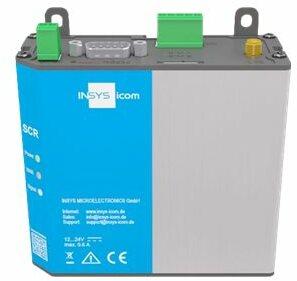 Produktbild Insys icom SCR-L300, LTE-Mobilfunk-Router, VPN 2xEthernet 10/100BT 1xRS232 2xdig.Ein 2xdig.Aus