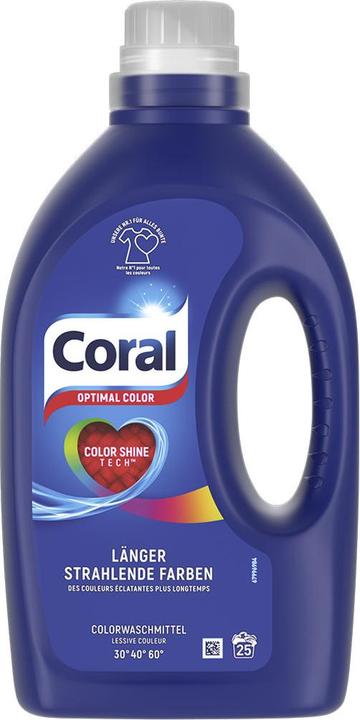 Actual product image Coral Optimal Color (25 Washing cycles, Liquid detergent)