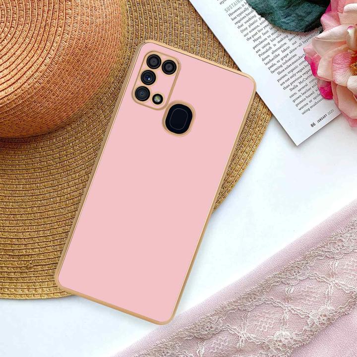 Actual product image Cadorabo Case for Samsung Galaxy M31 in TPU with camera protection LM130 Style (Samsung Galaxy M31)