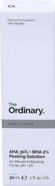 Productafbeelding The Ordinary AHA 30% + BHA 2% Peeling Solution chemische peeling 30 ml (30 ml)