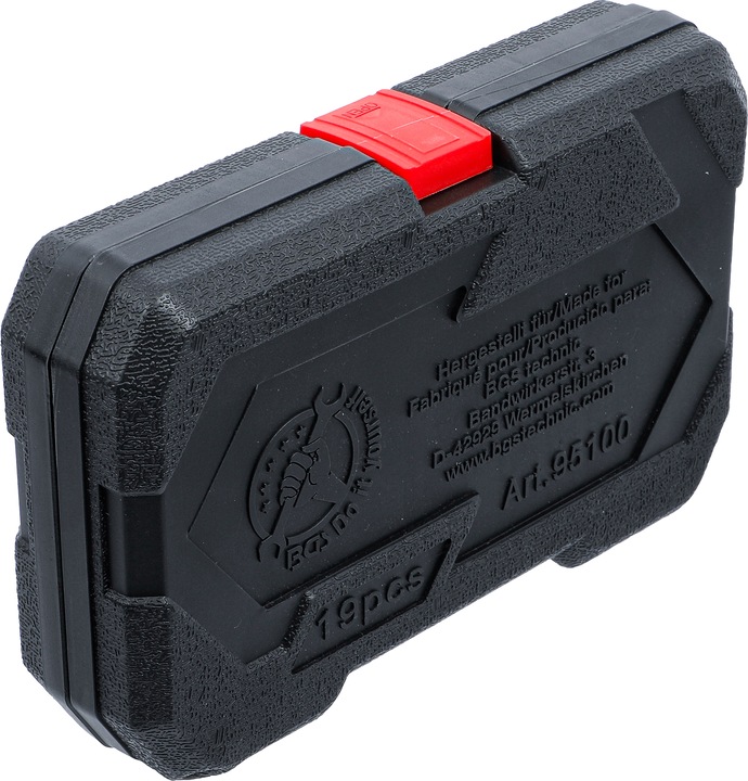 Actual product image BGS Bit Socket / Socket Set | 12.5 mm (1/2") Drive | T-Star (for Torx) / E-Type | 19 pcs. (12.5 mm)