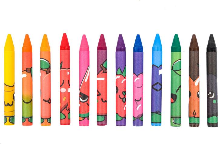 Immagine prodotto Canenco Pastelli a cera profumati Fruitysquad confezione da 12 pezzi (12x)