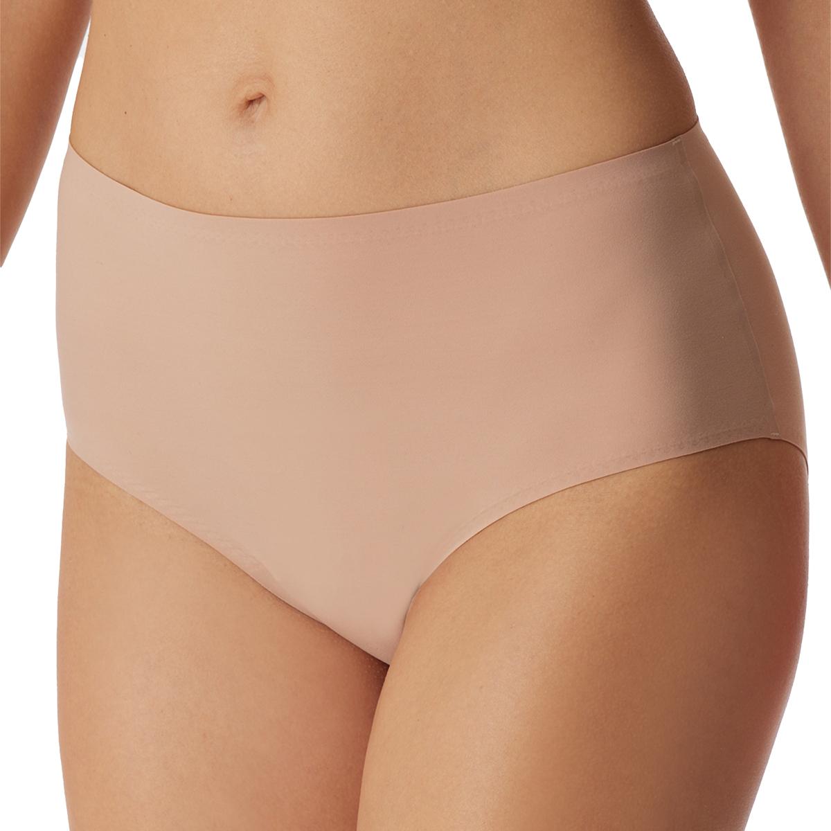 Thumbnail - Schiesser, Damen, Unterhosen, 3er Pack Invisible Soft Maxi Slip, Braun, (46, 3er Pack)