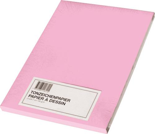 Actual product image Scaldia Clay drawing paper A2, 130 g/m², 100 pieces, pink (130 g/m², A2)