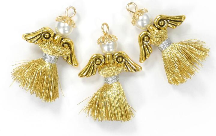 Produktbild Pracht Bastel-Set "Quastenengel", 3er-Set (Metall)