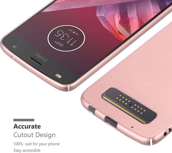 Produktbild Cadorabo Hard Cover Matt Metall Cover (Motorola Moto Z2 Play, Motorola Moto Z2 Force)