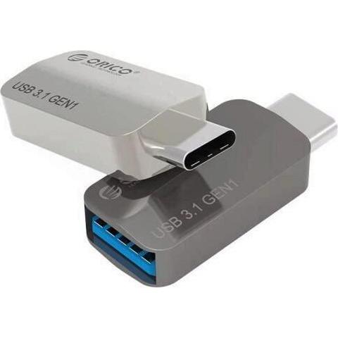 Orico Adattatore OTG da USB-A a USB Tipo-C (USB tipo C), Adattatore dispositivo mobile, Grigio