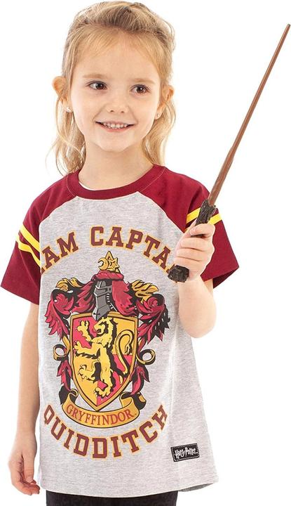 Produktbild offizielles Mädchen Gryffindor Quidditch Team Captain TShirt (164)
