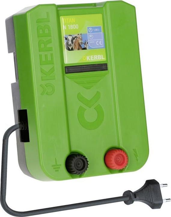 Actual product image Kerbl Electric fence energiser Titan N 1800, 1.8 J Electric fence energiser Power supply 230V