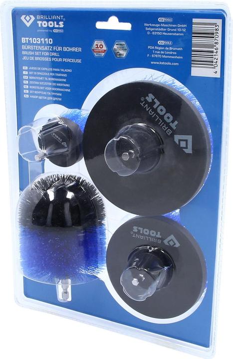 Produktbild Brilliant Tools Bürstenaufsatz-Satz